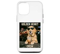 Custodia per iPhone 12/12 Pro T-shirt per cani vintage Golden Retriever Life Is Golden