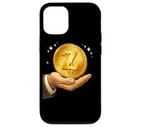 Custodia per iPhone 12/12 Pro T-shirt Z Coin Crypto Crypto Design per amore di valuta digitale