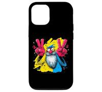 Custodia per iPhone 12/12 Pro Targa grafica Wizard Double Peace Graffiti con personaggi pop