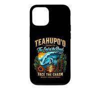 Custodia per iPhone 12/12 Pro Teahupo'o Tahiti Nui Polynesia Cavalca la leggenda Surf Addicted