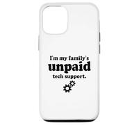 Custodia per iPhone 12/12 Pro Tech Sono l'ingegnere del software di supporto tecnico non retribuito della mia famiglia