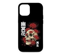 Custodia per iPhone 12/12 Pro Teschio Giglio Ragno Giapponese Giappone