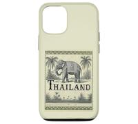 Custodia per iPhone 12/12 Pro Thailand Vintage Inspired Antique Aesthetic Elephant Lover