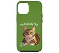 Custodia per iPhone 12/12 Pro The Cat Lady Club Cozy Tabby