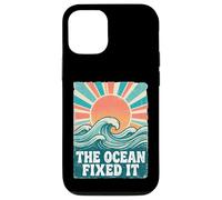 Custodia per iPhone 12/12 Pro The Ocean Fixed It Retro Beach Waves Sun