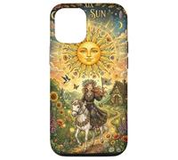 Custodia per iPhone 12/12 Pro The Sun Tarot Card Celestial Maiden Horse