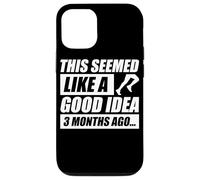 Custodia per iPhone 12/12 Pro This seemed like a good idea jogging corridore divertente