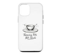 Custodia per iPhone 12/12 Pro Throwing Pots Not Shade Funny Pottery Wheel Ceramics