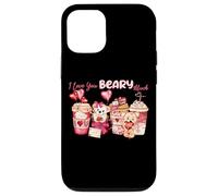 Custodia per iPhone 12/12 Pro Ti amo Beary Much Cute Bear Romance
