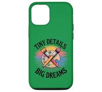 Custodia per iPhone 12/12 Pro Tiny Details Big Dreams Art Teacher Painter Palette