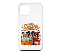 Custodia per iPhone 12/12 Pro Tis The Season Halloween Border Collie Pumpkin Costume