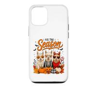 Custodia per iPhone 12/12 Pro Tis The Season Halloween Llama Pumpkin Costume
