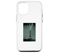 Custodia per iPhone 12/12 Pro Torre Eiffel Fulmine Strike 1902 - Vintage NOAA Photo Art