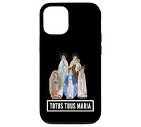 Custodia per iPhone 12/12 Pro Totus Tuus Maria Totalmente tua cattolica JPII Madre Maria
