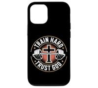 Custodia per iPhone 12/12 Pro Train Hard Trust God Fitness Cristiano Palestra
