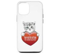 Custodia per iPhone 12/12 Pro Trap Neuter Return (TNR) The Humane Solution gatto cuore amore