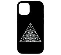 Custodia per iPhone 12/12 Pro Triangolo di geometria sacra arte antica triangolo geometrico meme