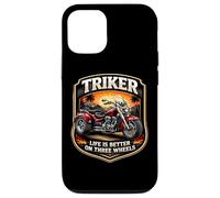 Custodia per iPhone 12/12 Pro Triker Life Is Better On Tre Ruote Motociclista Proprietario