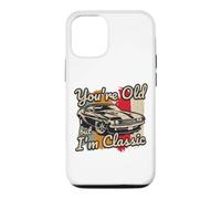 Custodia per iPhone 12/12 Pro Tu sei vecchio ma io sono una classica muscle car degli anni '60