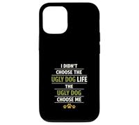 Custodia per iPhone 12/12 Pro Ugly Dog Lover Rescue Cucciolo Imperfetto Divertente Cagnolino Bastardo