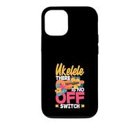 Custodia per iPhone 12/12 Pro Ukulele Non C'è Interruttore Off Divertente Lettore Musicale Hawaiano
