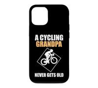 Custodia per iPhone 12/12 Pro Un Ciclismo Nonno Mai Ottiene Vecchio Bicicletta Nonno