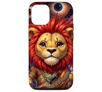 Custodia per iPhone 12/12 Pro Un leone pop è venuto da un mondo diverso