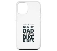 Custodia per iPhone 12/12 Pro Un papà nerd che ama andare in bicicletta il padre in bicicletta