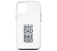 Custodia per iPhone 12/12 Pro Un papà nerd che ama andare in bicicletta il padre in bicicletta