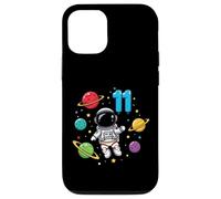 Custodia per iPhone 12/12 Pro Undicesimo Compleanno Astronauta Pianeti 11° Carino Spazio Adorabile
