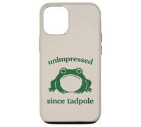 Custodia per iPhone 12/12 Pro Unimpressed Since Tadpole Funny Frog Silly Graphic