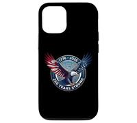 Custodia per iPhone 12/12 Pro USA Bald Eagle 1776-2026 America 250 Anni Forte