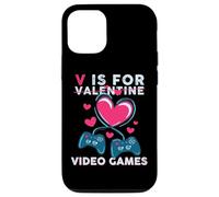 Custodia per iPhone 12/12 Pro V È Per I Videogiochi San Valentines Gamer Ragazzo Uomini