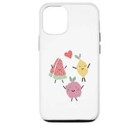 Custodia per iPhone 12/12 Pro Valentine Raspberry Lemon Anguria Cuore Love Red Fun Tee
