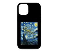 Custodia per iPhone 12/12 Pro Van Gogh Notte stellata Leafy Sea Dragon Art