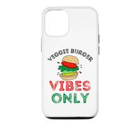Custodia per iPhone 12/12 Pro Veggie Burger Vibes Solo Divertente BBQ Cookout Cucina Vegetariana