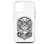 Custodia per iPhone 12/12 Pro Veles Simbolo Rune Slavo Pagano Sciamano Totem Arte