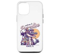 Custodia per iPhone 12/12 Pro Venezia Florida Paradise Alligator Retro Style Design
