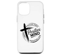 Custodia per iPhone 12/12 Pro vibrazioni positive mente positiva uomini cristiani donne crisitiani