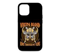 Custodia per iPhone 12/12 Pro Viking Blood Runs through my Veins Norse Nordic Mythology