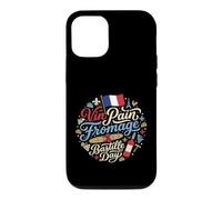 Custodia per iPhone 12/12 Pro Vin Pain Fromage Bastille Day Cultura francese
