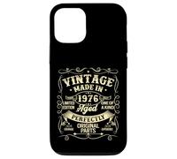 Custodia per iPhone 12/12 Pro Vintage 1976 Made Or Born In 1976 Original Parts Birthday