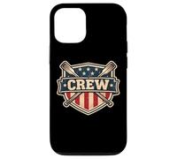 Custodia per iPhone 12/12 Pro Vintage Bandiera Americana Canottaggio Crew Row Team Rower Patriot USA
