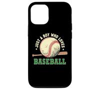 Custodia per iPhone 12/12 Pro Vintage Baseball Lover, Just A Boy Who Loves Baseball