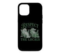 Custodia per iPhone 12/12 Pro Vintage Florida Respect The Locals Nature Manatee Crocodile
