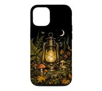 Custodia per iPhone 12/12 Pro Vintage Foresta Lanterna Autunno Campeggio Natura Boschi For