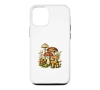 Custodia per iPhone 12/12 Pro Vintage Funghi Botanici Cottagecore Natura Foresta