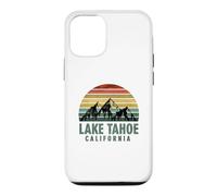 Custodia per iPhone 12/12 Pro Vintage Mountains Hiking Camping Lake Tahoe California