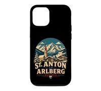 Custodia per iPhone 12/12 Pro Vintage St. Anton am Arlberg Austria Viaggio Landmark Gift