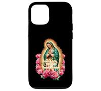 Custodia per iPhone 12/12 Pro Virgencita La Guadalupana Virgen Morena Patrona de México
